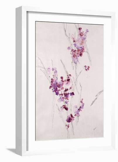 Delicate Blossoms I-Rikki Drotar-Framed Giclee Print