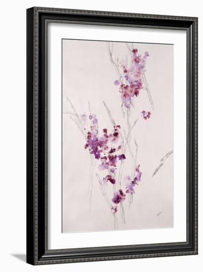 Delicate Blossoms I-Rikki Drotar-Framed Giclee Print