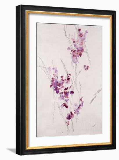 Delicate Blossoms I-Rikki Drotar-Framed Giclee Print