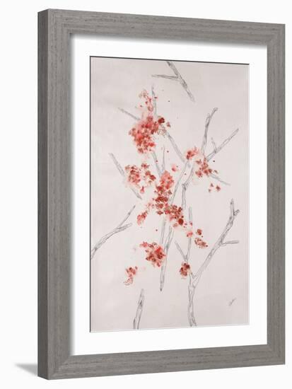 Delicate Blossoms II-Rikki Drotar-Framed Giclee Print