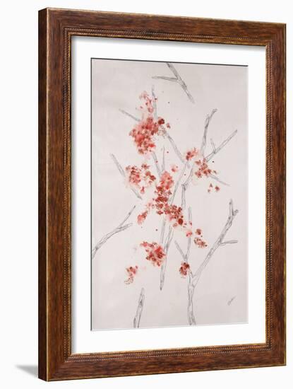 Delicate Blossoms II-Rikki Drotar-Framed Giclee Print