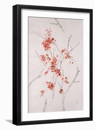 Delicate Blossoms II-Rikki Drotar-Framed Giclee Print