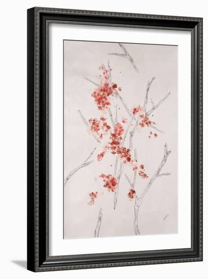 Delicate Blossoms II-Rikki Drotar-Framed Giclee Print