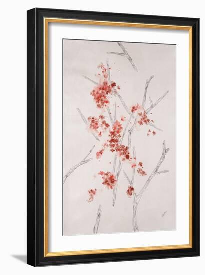 Delicate Blossoms II-Rikki Drotar-Framed Giclee Print