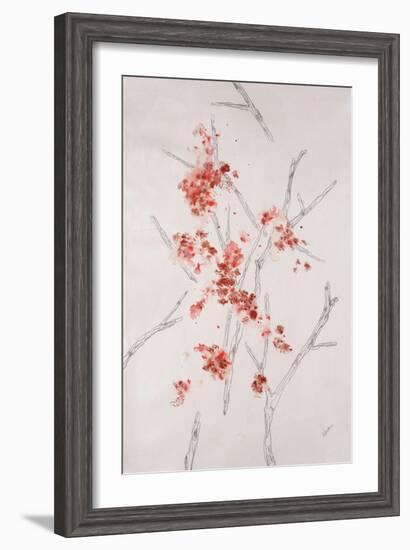 Delicate Blossoms II-Rikki Drotar-Framed Premium Giclee Print