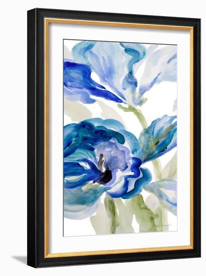 Delicate Blue Panel I-Lanie Loreth-Framed Art Print