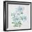 Delicate Botanical Blue II-Alex Black-Framed Premium Giclee Print