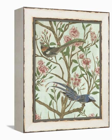 Delicate Chinoiserie II-Melissa Wang-Framed Stretched Canvas