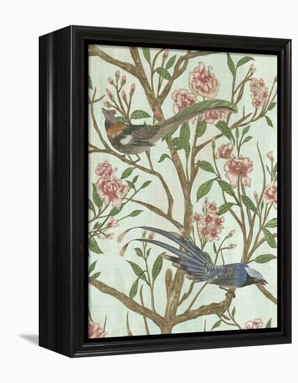 Delicate Chinoiserie II-Melissa Wang-Framed Stretched Canvas