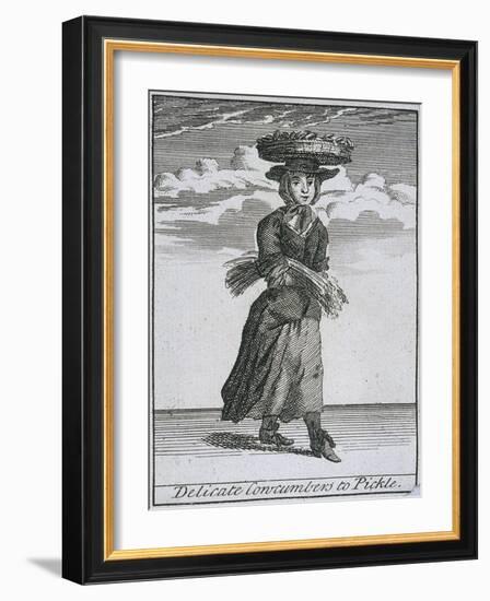 Delicate Concumbers to Pickle, Cries of London-Marcellus Laroon-Framed Giclee Print