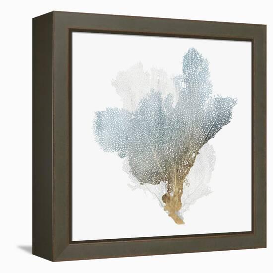Delicate Coral III-Isabelle Z-Framed Stretched Canvas