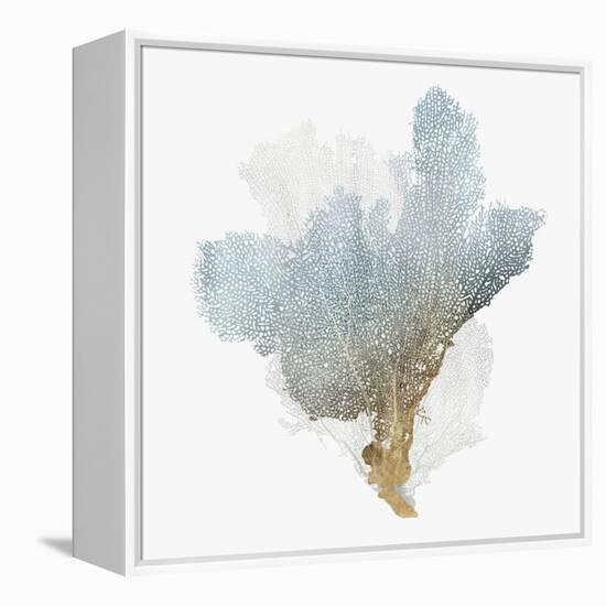 Delicate Coral III-Isabelle Z-Framed Stretched Canvas
