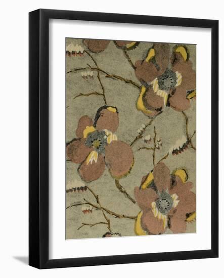 Delicate Deco Pattern II-Baxter Mill Archive-Framed Art Print