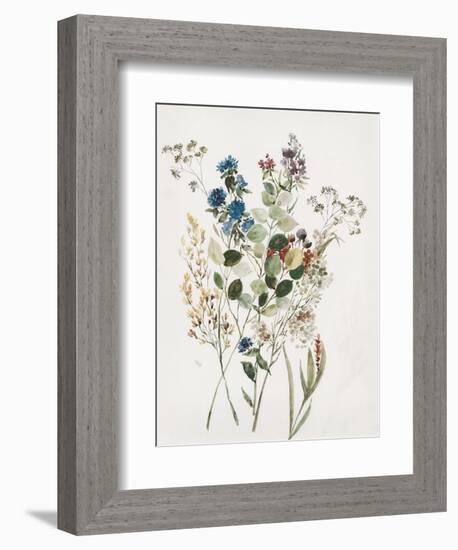 Delicate Flowers I-Asia Jensen-Framed Premium Giclee Print