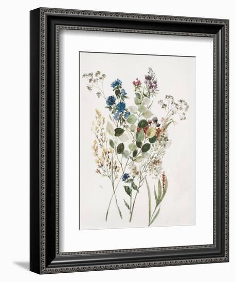 Delicate Flowers I-Asia Jensen-Framed Premium Giclee Print