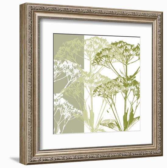 Delicate Greens-Erin Clark-Framed Art Print