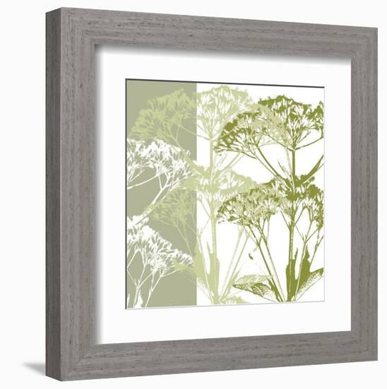 Delicate Greens-Erin Clark-Framed Art Print