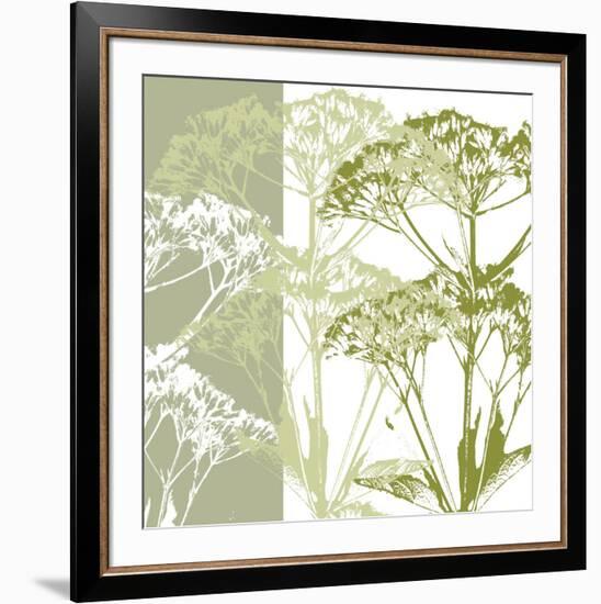 Delicate Greens-Erin Clark-Framed Art Print