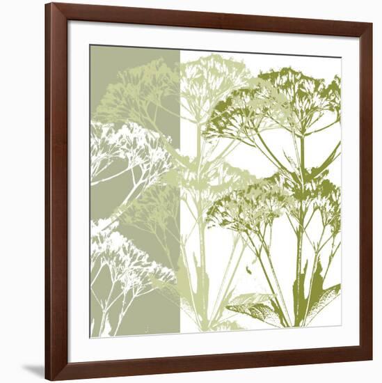 Delicate Greens-Erin Clark-Framed Art Print