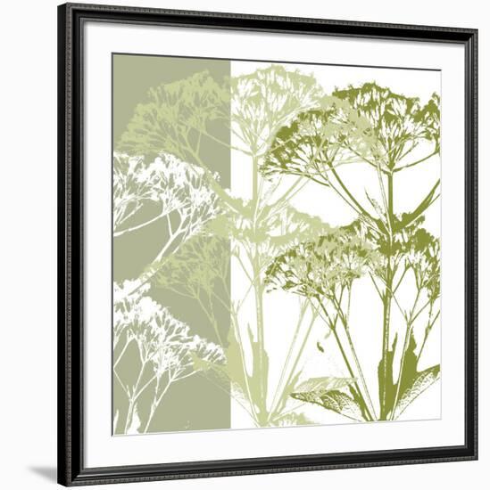 Delicate Greens-Erin Clark-Framed Art Print