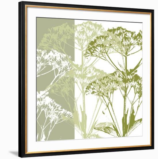 Delicate Greens-Erin Clark-Framed Art Print