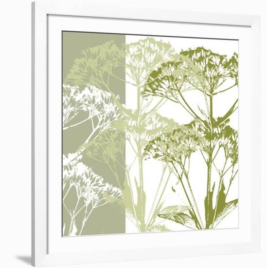 Delicate Greens-Erin Clark-Framed Art Print