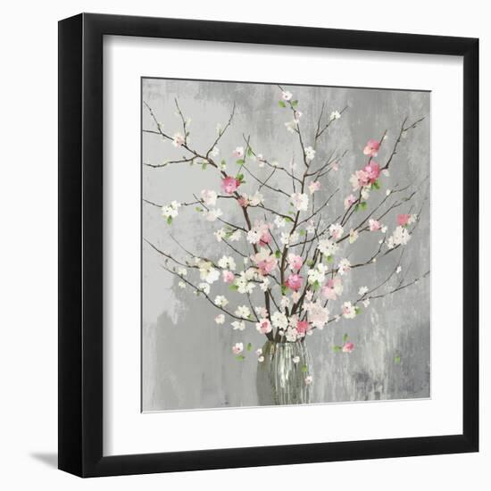 Delicate Pink Blooms-Asia Jensen-Framed Art Print