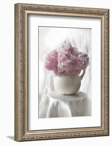 Delicate Pink Peonies-Anna Miller-Framed Photographic Print