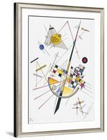 Delicate Tension (1923)-Wassily Kandinsky-Framed Art Print