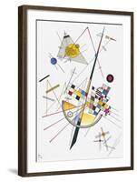 Delicate Tension (1923)-Wassily Kandinsky-Framed Art Print