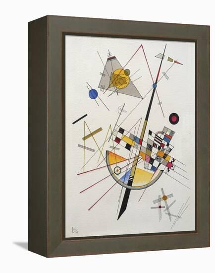Delicate Tension. No. 85, 1923-Wassily Kandinsky-Framed Stretched Canvas
