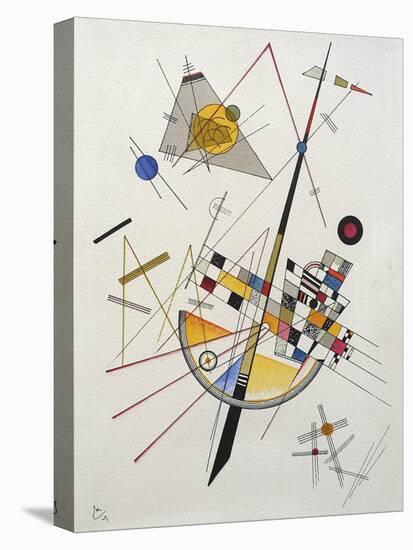 Delicate Tension. No. 85, 1923-Wassily Kandinsky-Framed Stretched Canvas