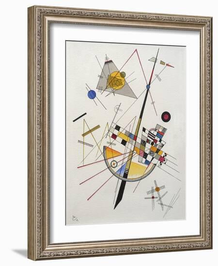 Delicate Tension. No. 85, 1923-Wassily Kandinsky-Framed Giclee Print