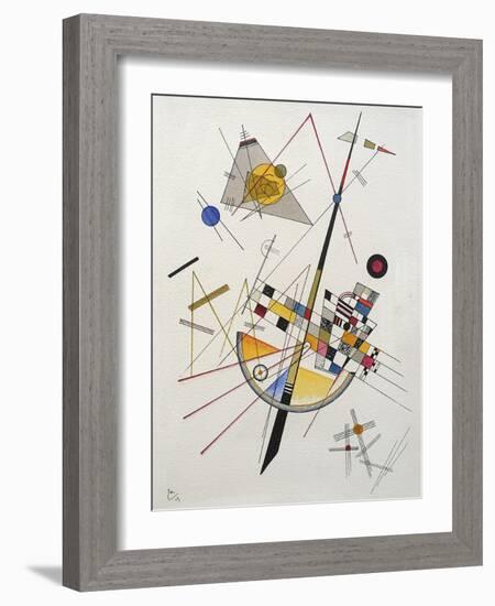 Delicate Tension. No. 85, 1923-Wassily Kandinsky-Framed Giclee Print