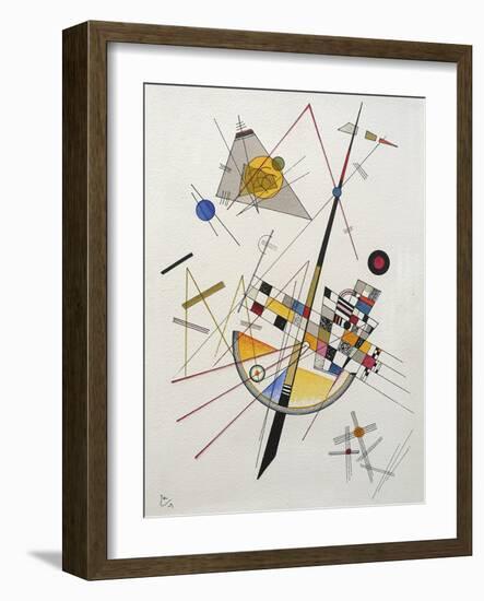 Delicate Tension. No. 85, 1923-Wassily Kandinsky-Framed Giclee Print