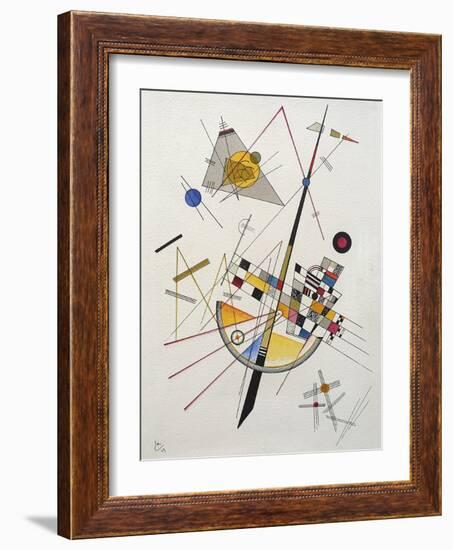 Delicate Tension. No. 85, 1923-Wassily Kandinsky-Framed Giclee Print