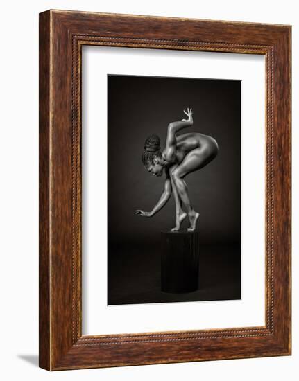 Delicately Poised-Ross Oscar-Framed Photographic Print