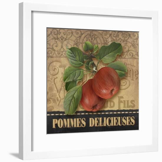 Delicious Apples-Abby White-Framed Art Print