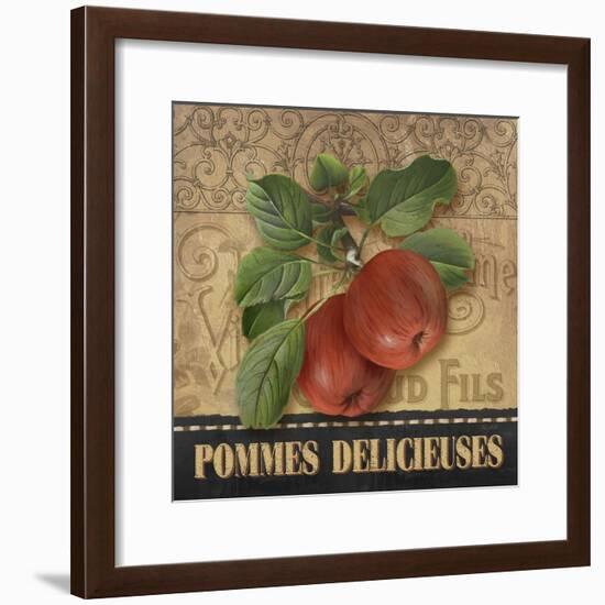 Delicious Apples-Abby White-Framed Art Print