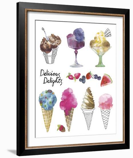 Delicious Delights-Sandra Jacobs-Framed Giclee Print