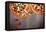 Delicious Italian Pizzas Served on Wooden Table-Jag_cz-Framed Premier Image Canvas