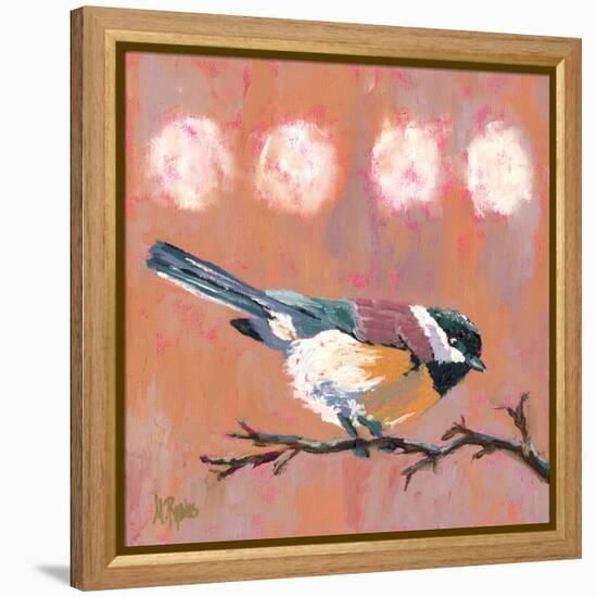 Delight Chickadee-Molly Reeves-Framed Premier Image Canvas