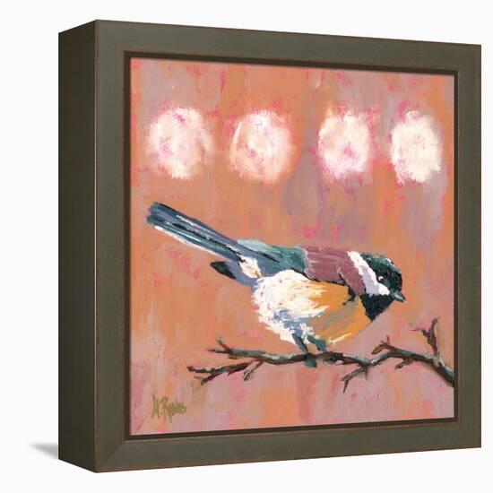 Delight Chickadee-Molly Reeves-Framed Premier Image Canvas