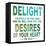 Delight-Taylor Greene-Framed Stretched Canvas