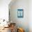 Delighted I Blue Vertical-Moira Hershey-Mounted Art Print displayed on a wall