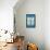 Delighted I Blue Vertical-Moira Hershey-Framed Stretched Canvas displayed on a wall