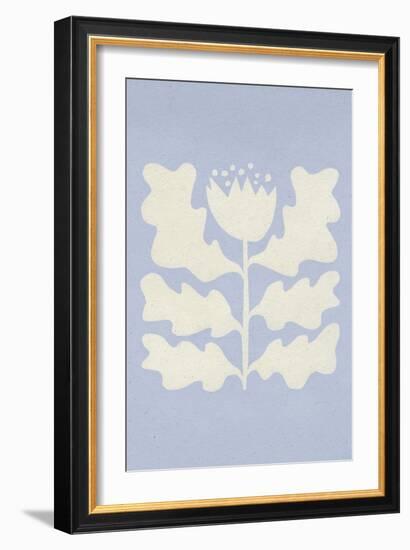 Delighted I Lavender Vertical-Moira Hershey-Framed Art Print