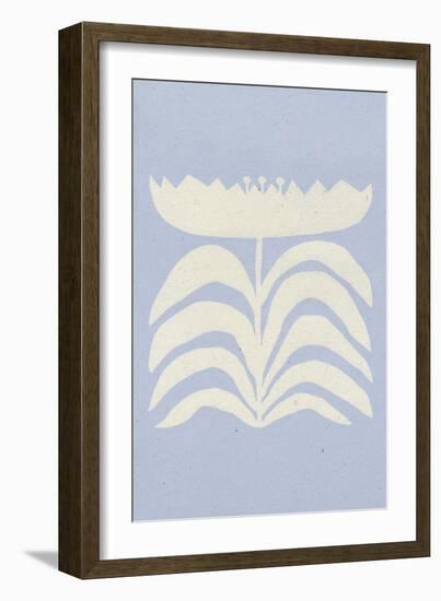 Delighted II Lavender Vertical-Moira Hershey-Framed Art Print