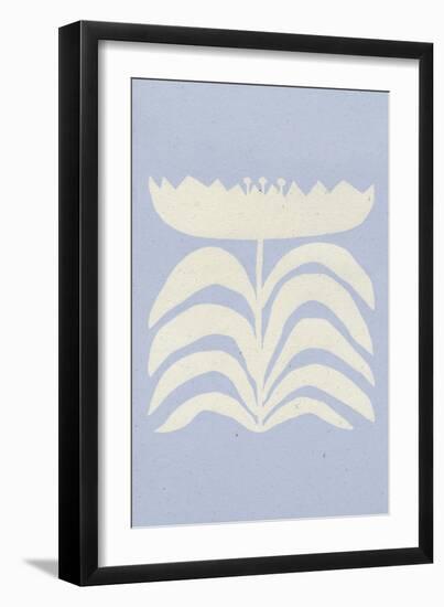 Delighted II Lavender Vertical-Moira Hershey-Framed Art Print