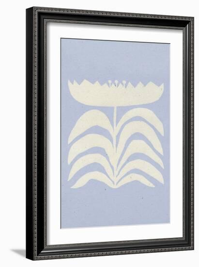 Delighted II Lavender Vertical-Moira Hershey-Framed Art Print